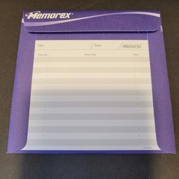 Memorex CD-R 700MB 52X 80min 9-Pack Open Box CDs Unused With Sleeves - Picture 5 of 6